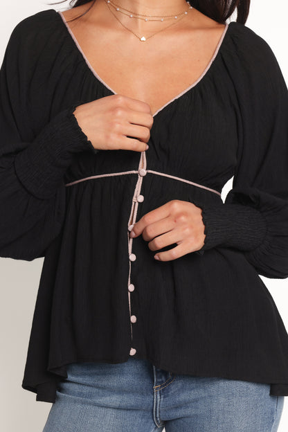 Pannia Top - Black