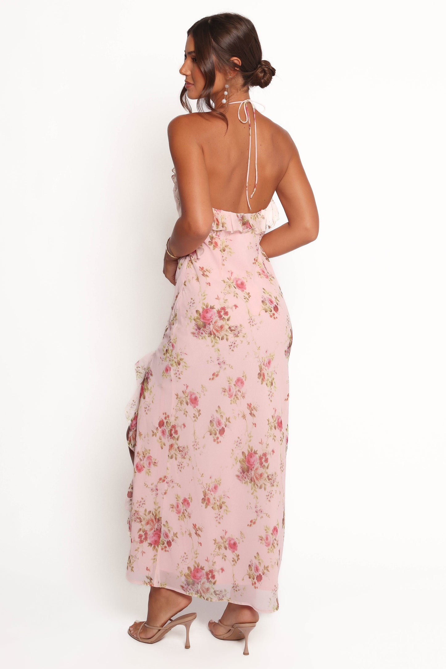 Patricia Maxi Dress - Pale Pink Floral