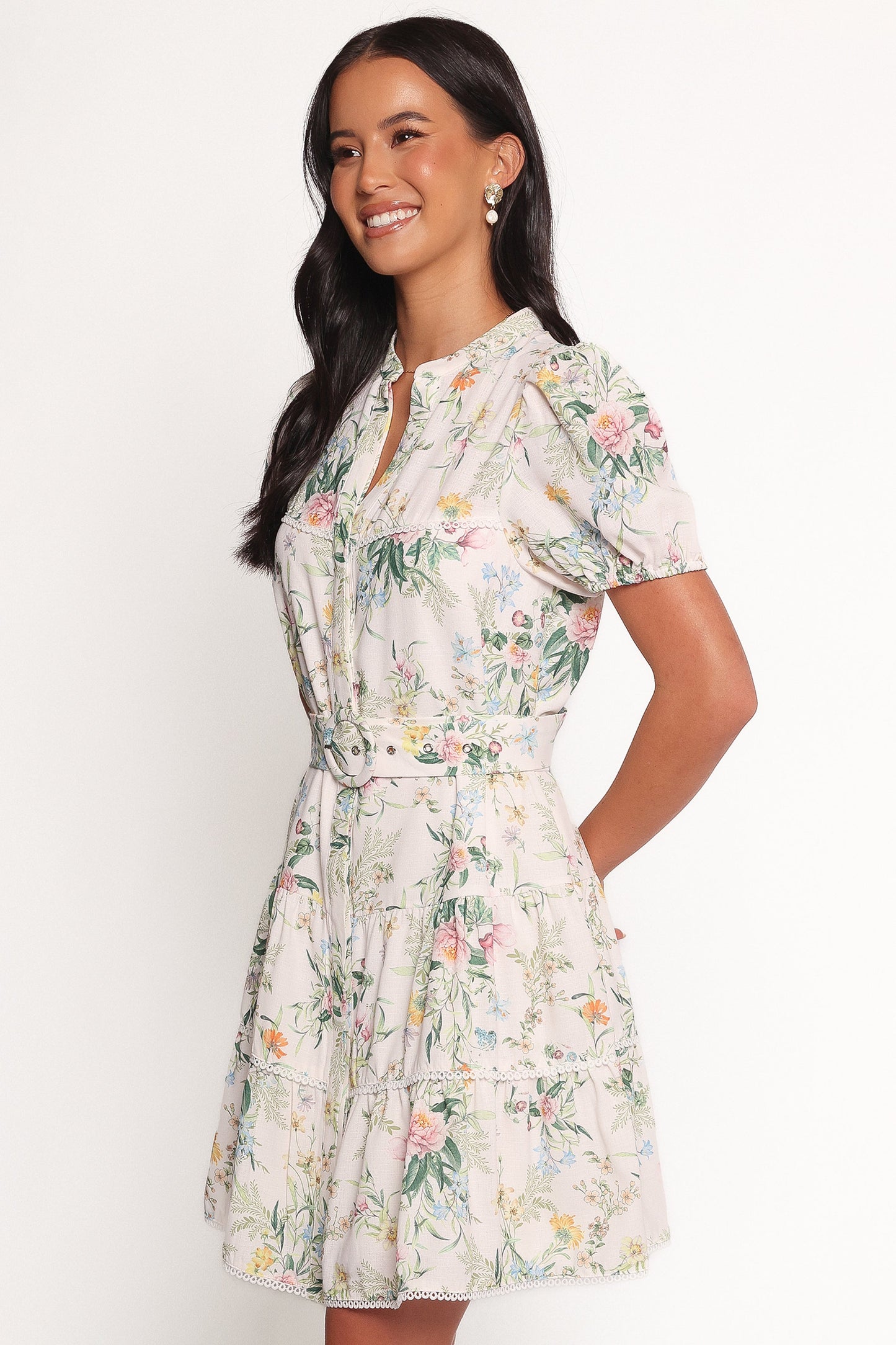 Paula Mini Dress - Multi Floral