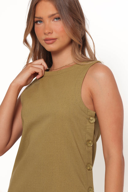 Penelope Mini Dress - Green