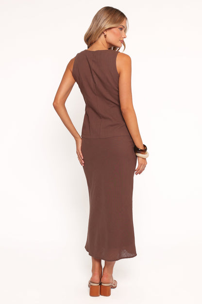 Peter Two Piece Set - Chocolate Brown