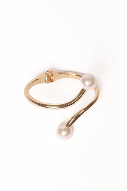 Petra Cuff - Gold/Pearl