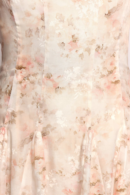 Petra Midi Dress - Cream