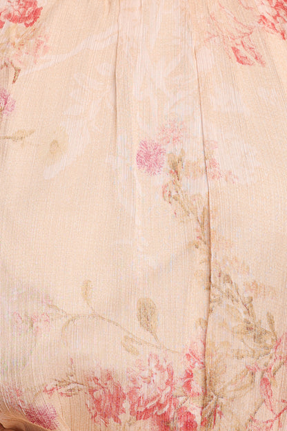 Phaedra Long Sleeve Mini Dress - Soft Rose