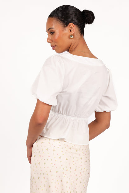 Pippi Top - Cloud White