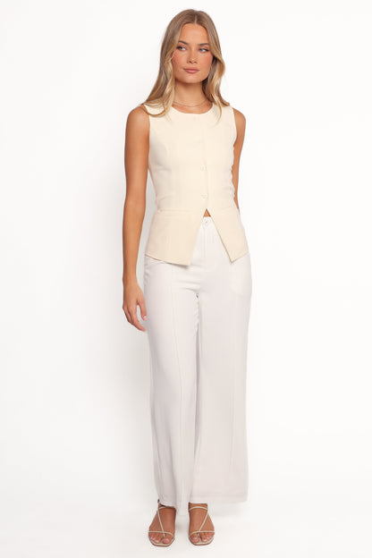 Respah Vest Top - Cream