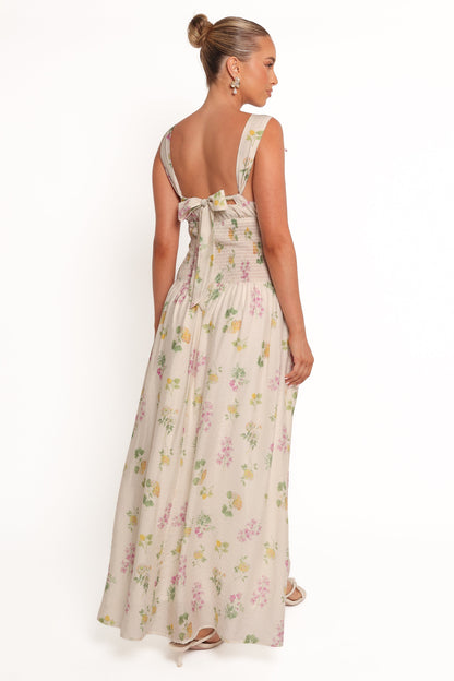 Reverie Maxi Dress - Purple Ditsy Floral