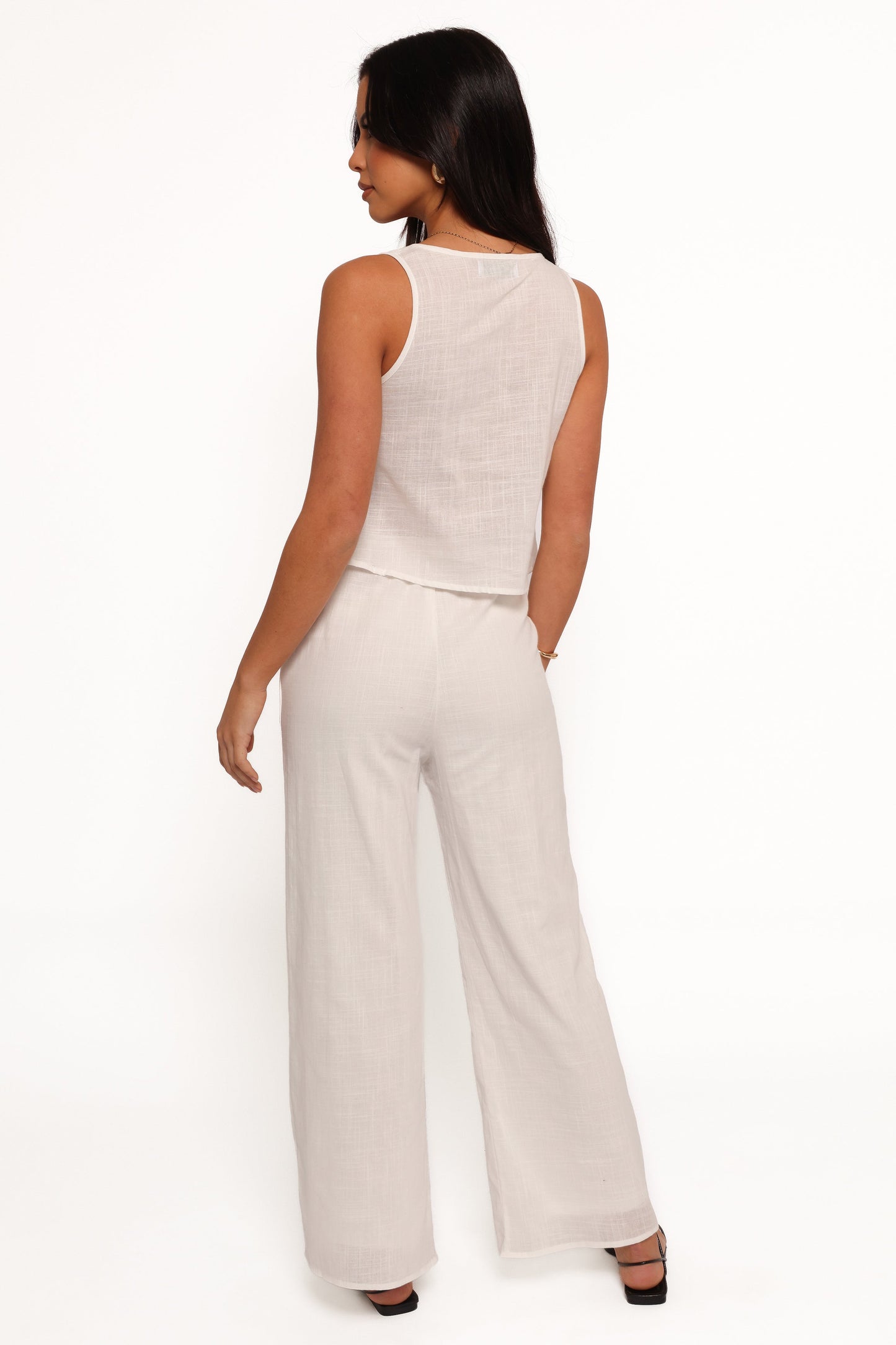 Rhaena Pant Set - White