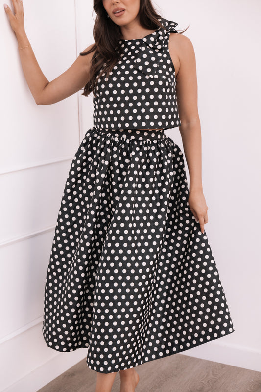 Rhea Two Piece Set - Black