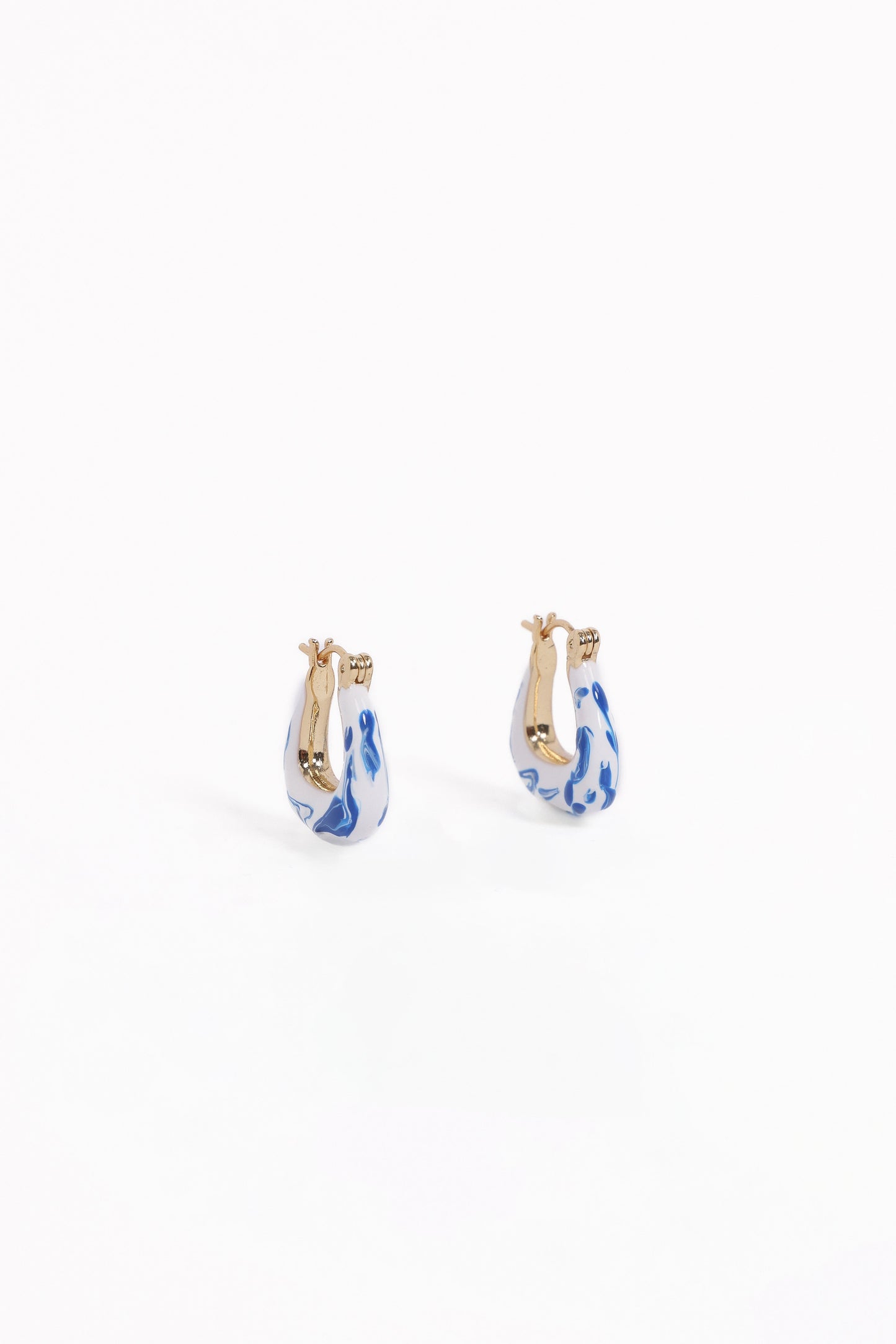 Riven Earrings - Blue