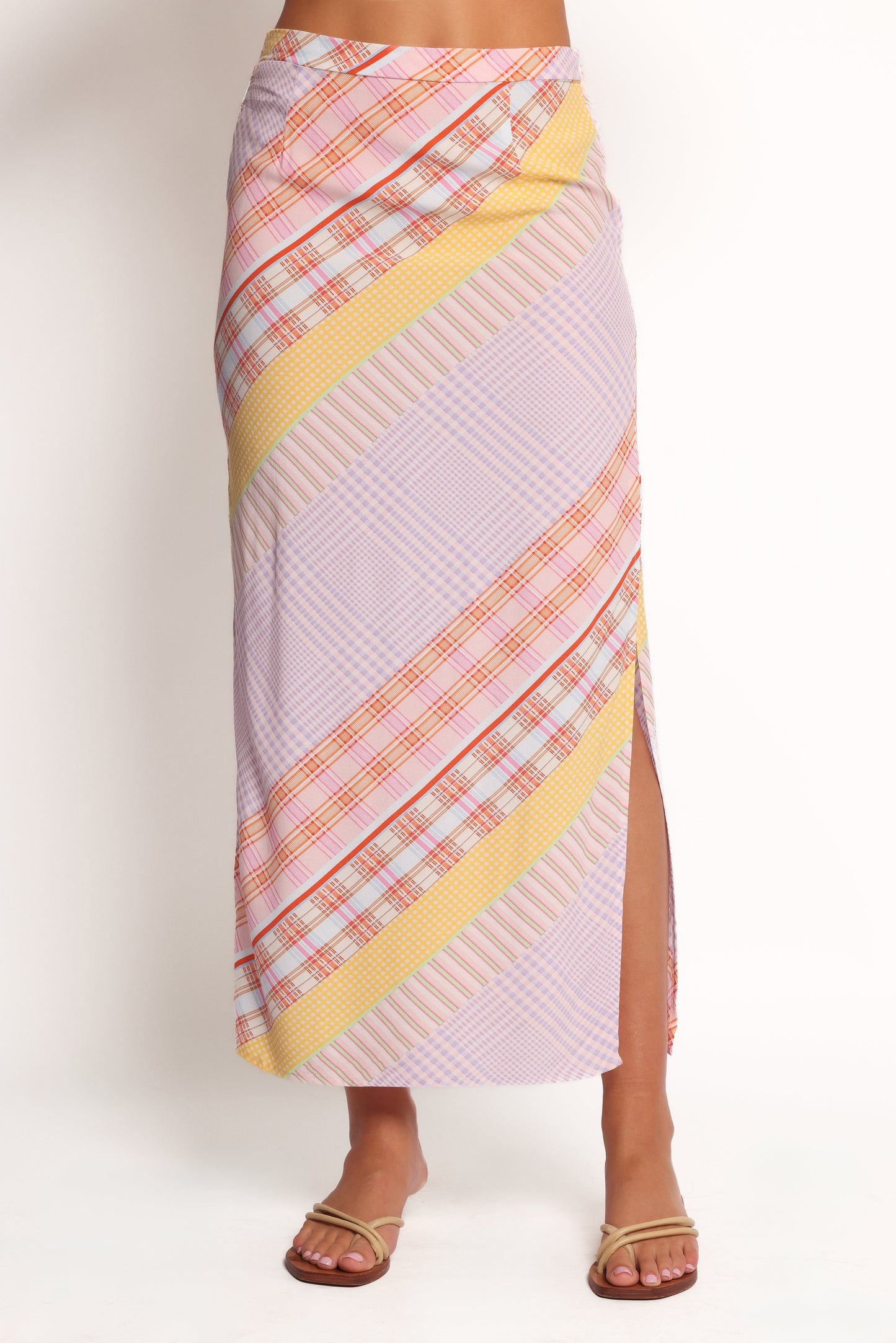 Riven Skirt Set - Pink Plaid