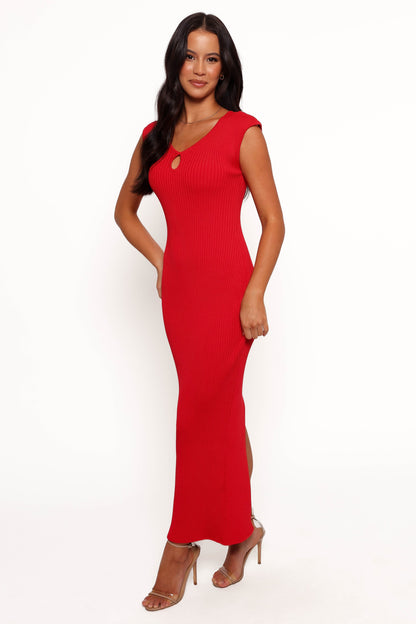 Robin Midi Dress - Red