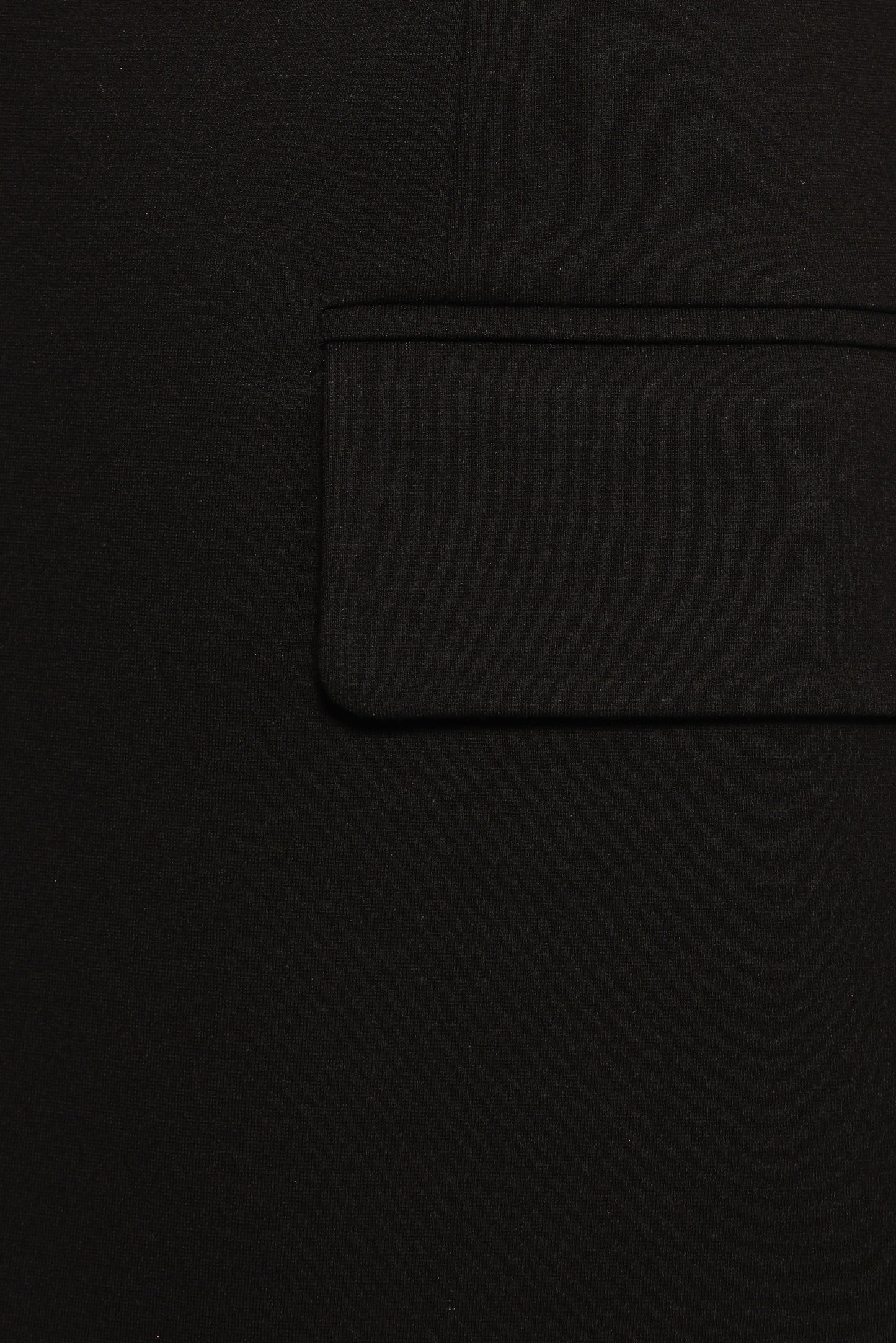 Ronny Open Front Knit Blazer - Black