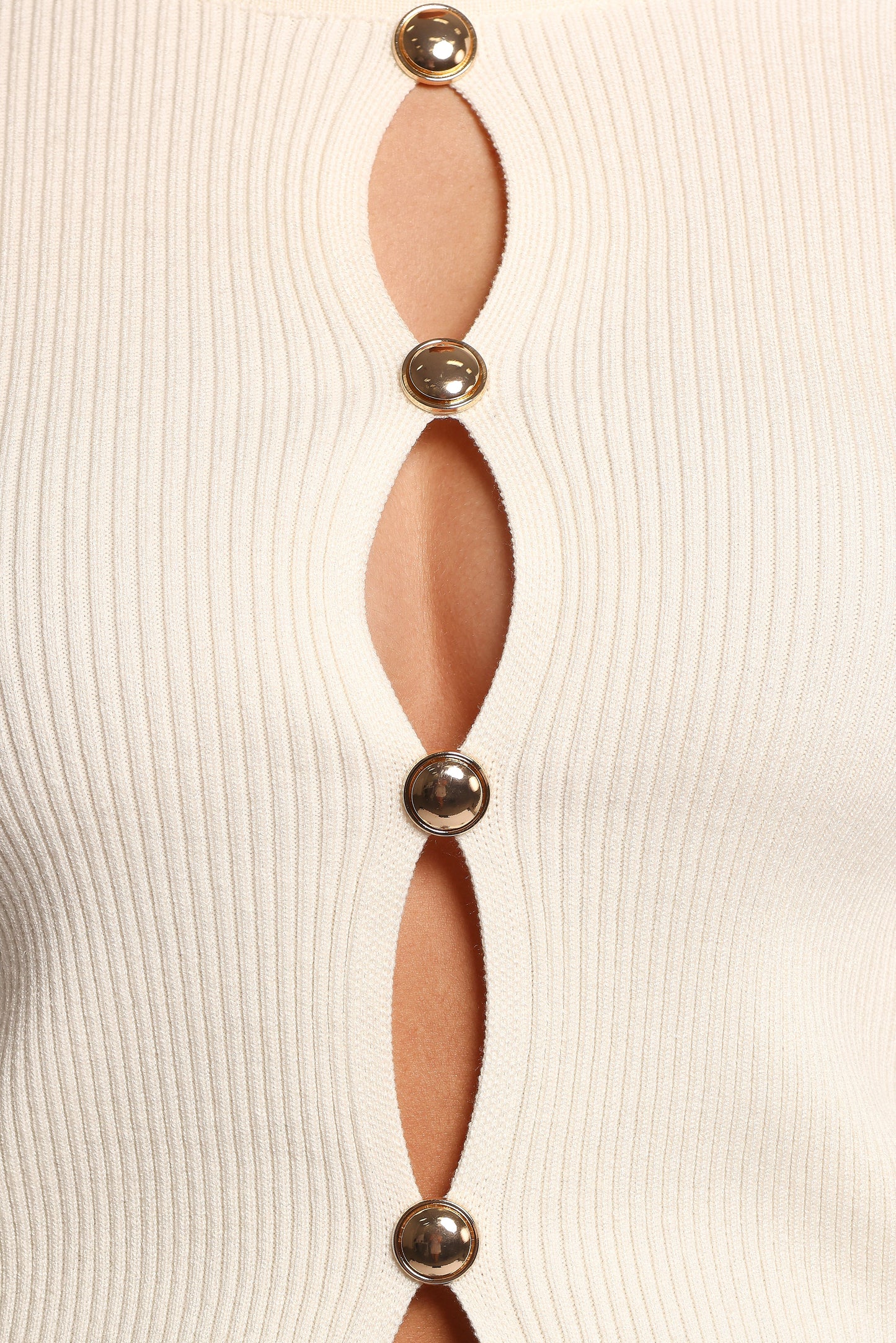 Rosienna Knit Top - Cream