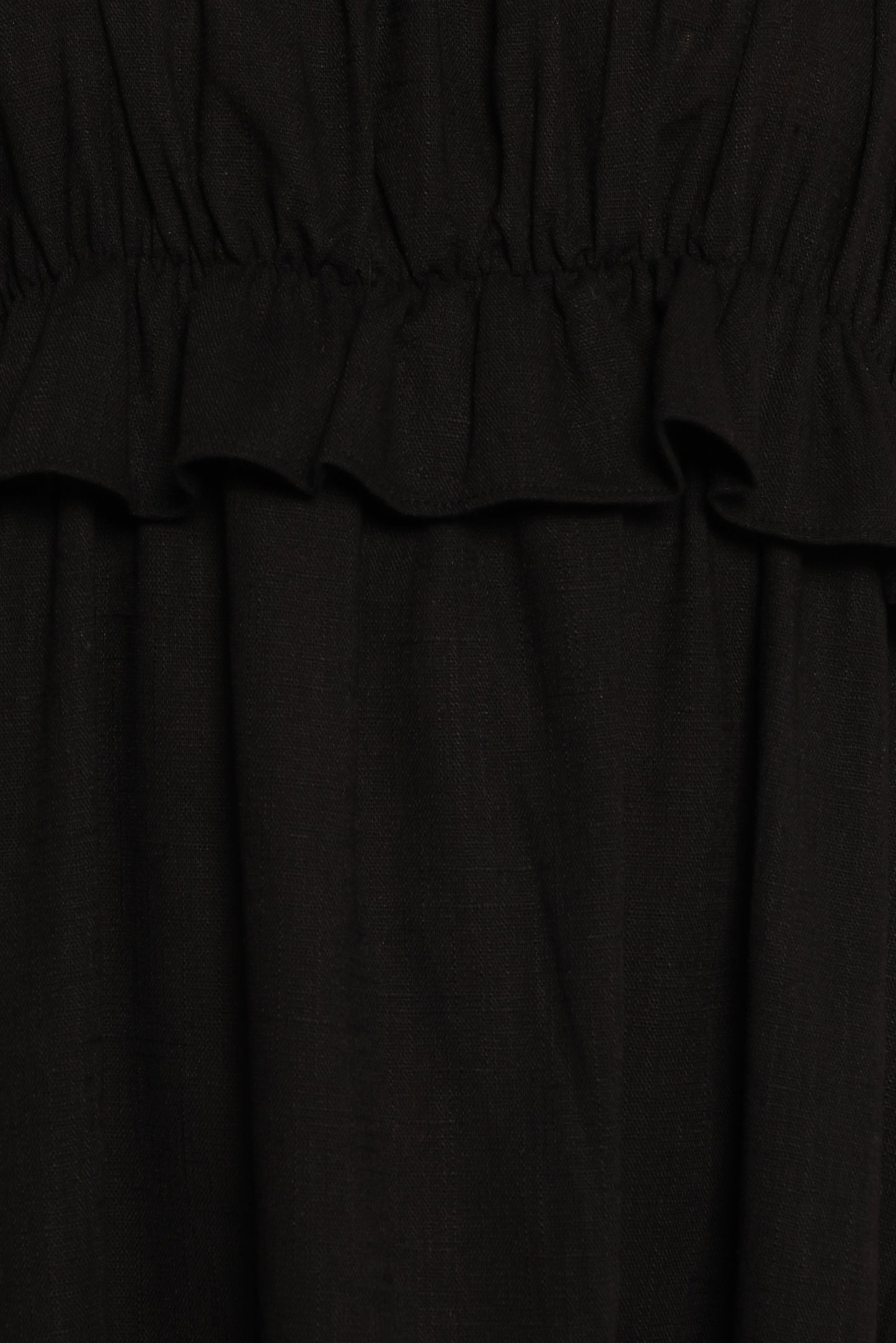 Ross Frill Strap Maxi Dress - Black