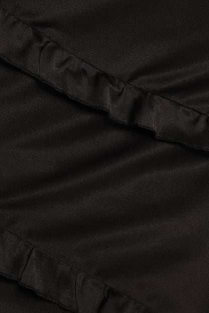 Roxanne Halterneck Maxi Dress - Black