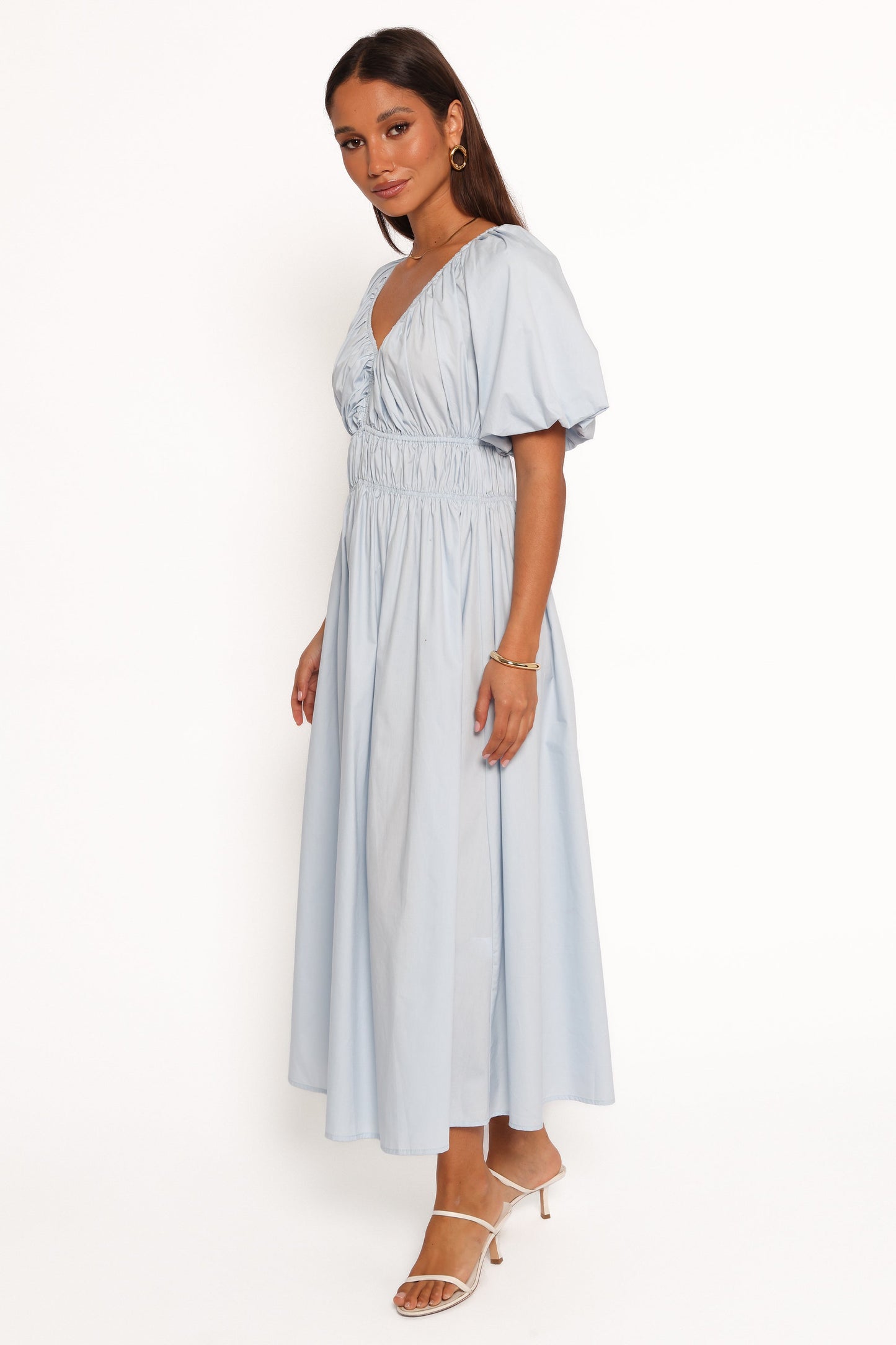 Rozie Midi Dress - Baby Blue