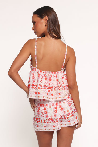 Ruby Short Set - Red