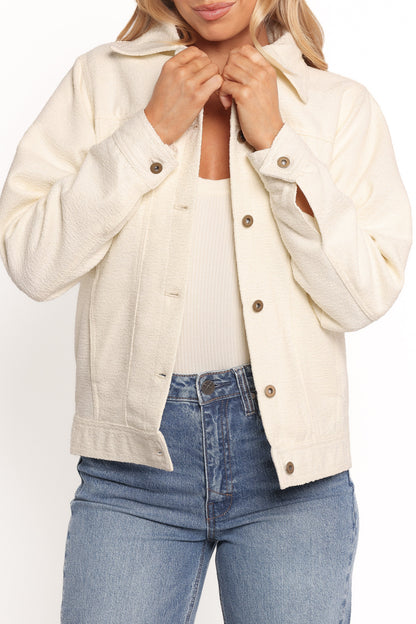 Sandy Boucle Jacket - White