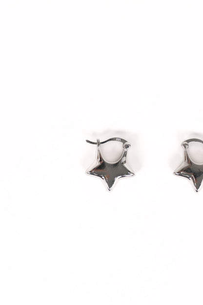 Scarlet Star Earrings - Silver
