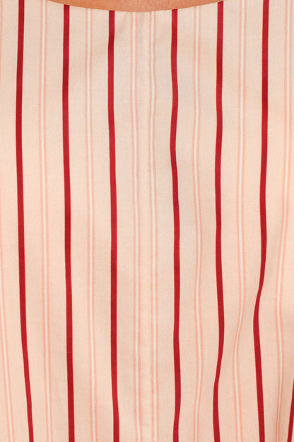 Scobbie Playsuit - Pink Stripe