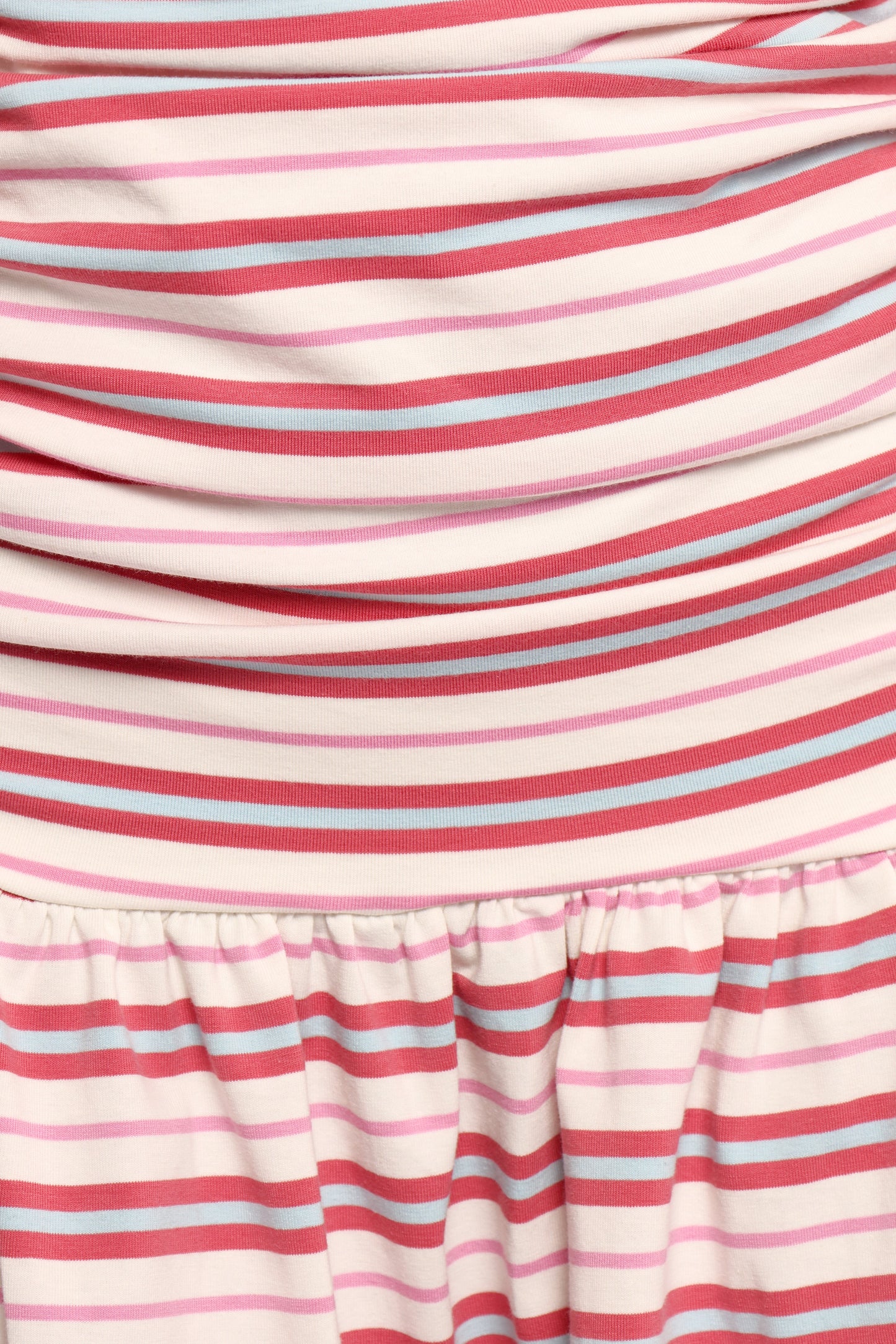 Scottie Strapless Mini Dress - Stripe