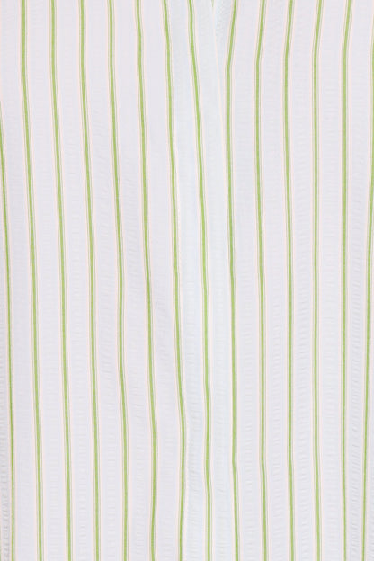 Sebastian Romper - Green Blue Stripe