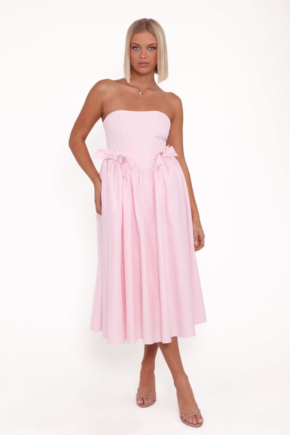 Seren Midi Dress - Pink