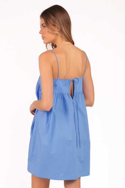 Serina Mini Dress - Blue
