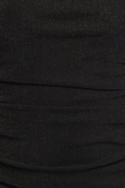 Seville Strapless Mini Dress - Black