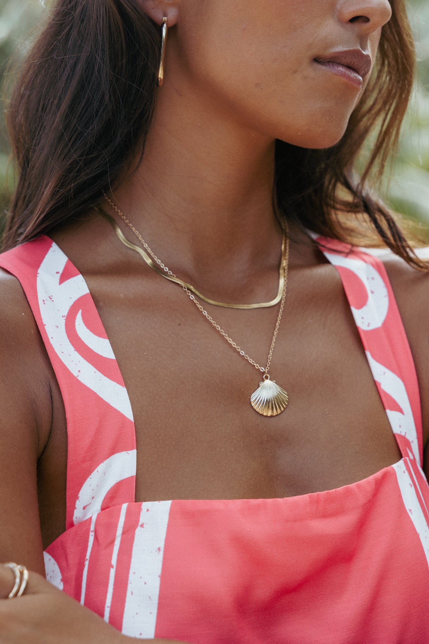 Shell Necklace - Gold