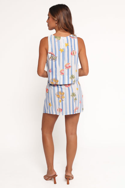 Siena Wrap Mini Skirt - Esme