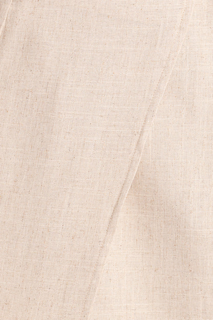 Siena Wrap Mini Skirt - Oatmeal