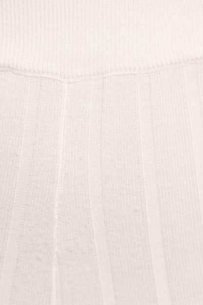 Silvie Long Sleeve Knitted Set - Cream