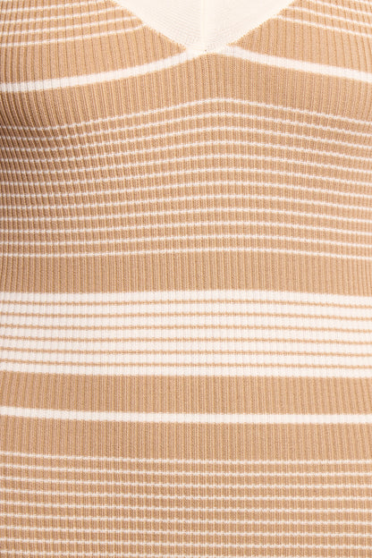 Singa Knit Midi Dress - Light Taupe