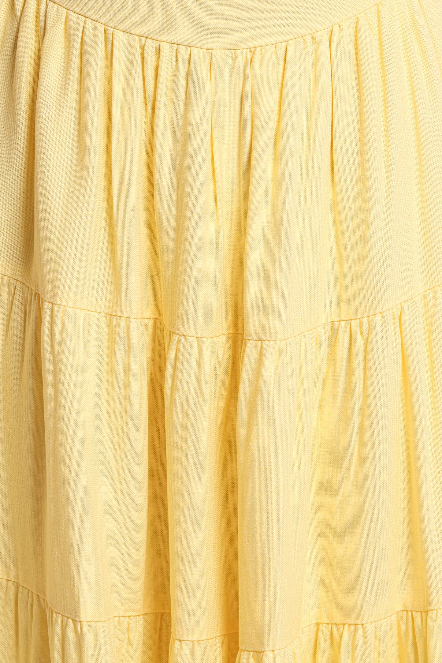 Sitara Strapless Midi Dress - Yellow