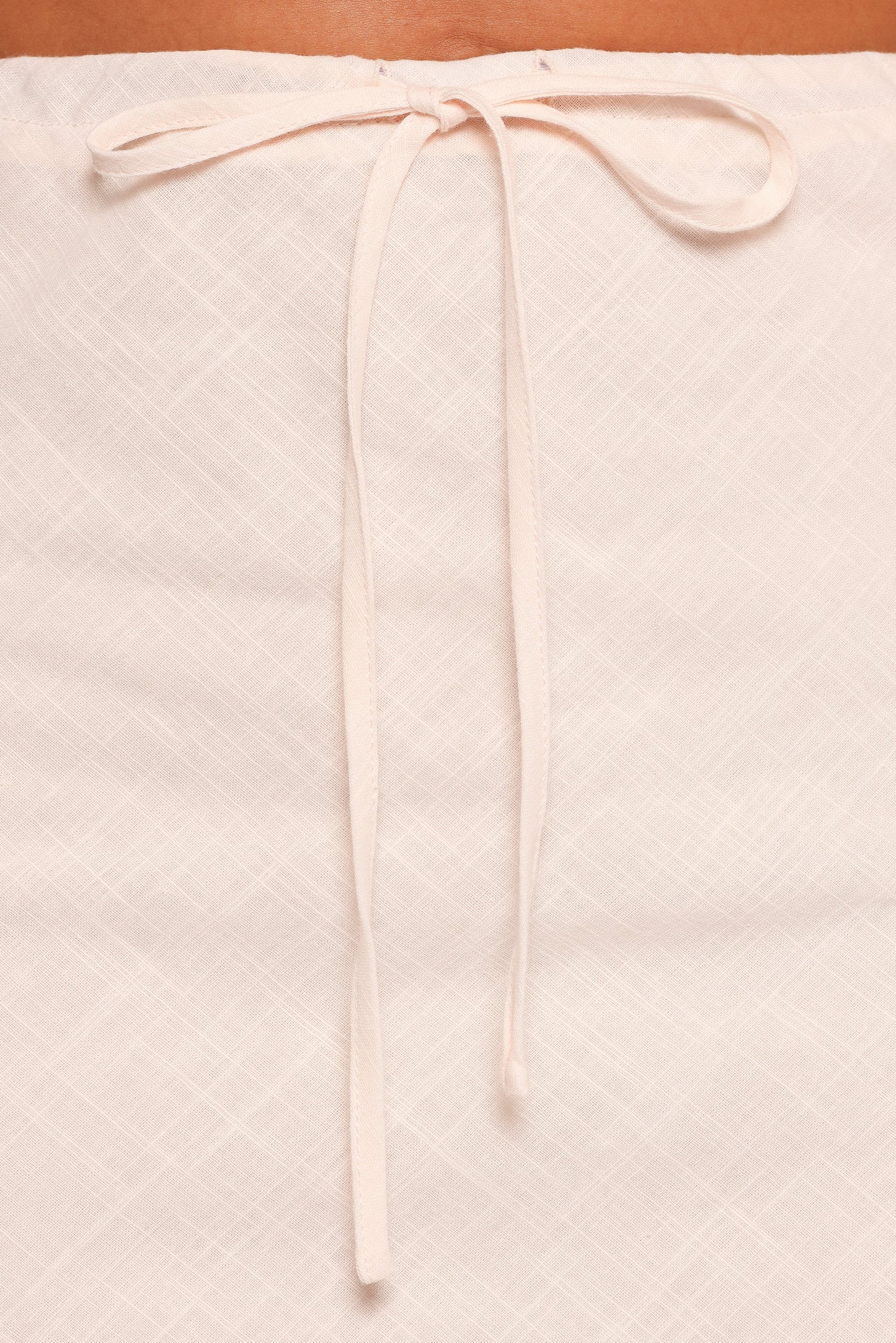 Sonni Linen Mini Skirt - Cream