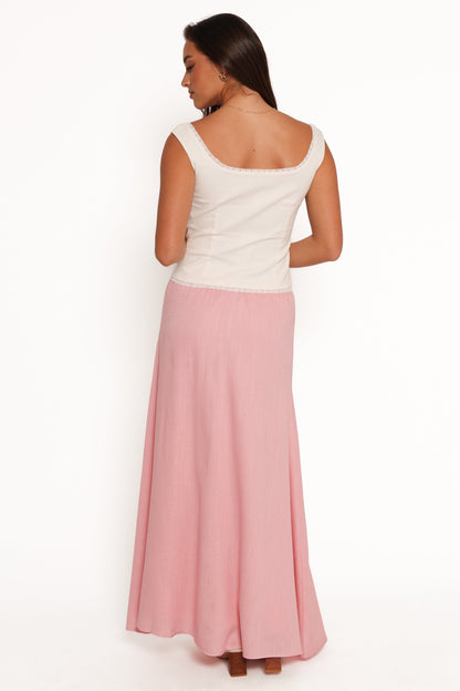 Stevie Maxi Skirt - Pink