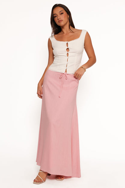 Stevie Maxi Skirt - Pink