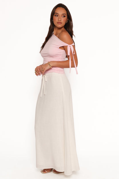 Stevie Maxi Skirt - White