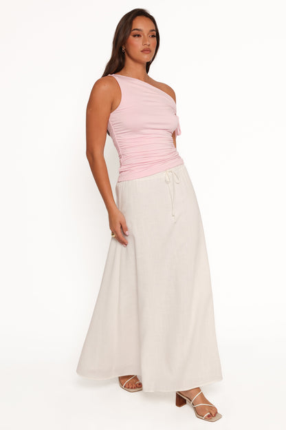 Stevie Maxi Skirt - White