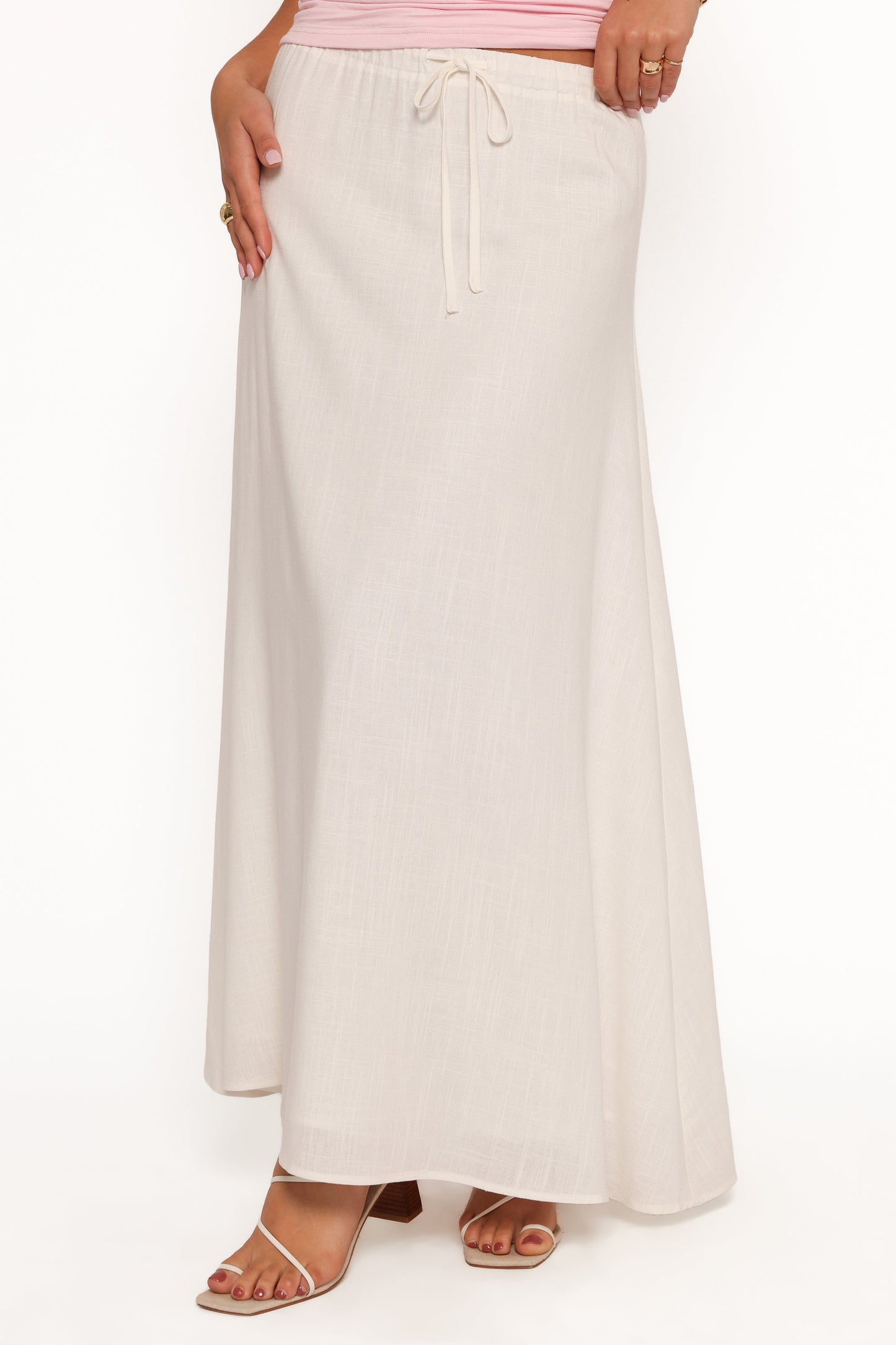 Stevie Maxi Skirt - White