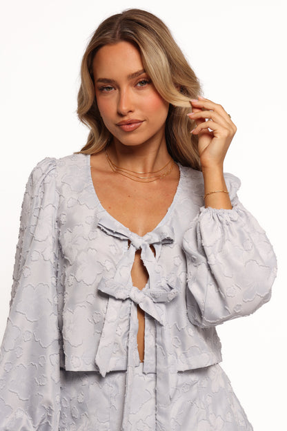 Stevie Two Piece Set - Dusty Blue