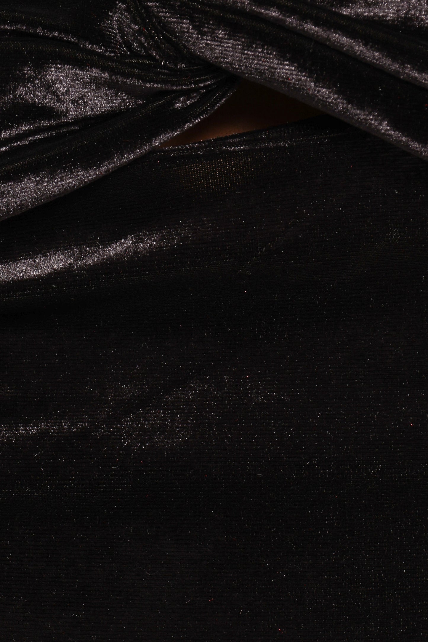 Suri Velvet Maxi Skirt - Black