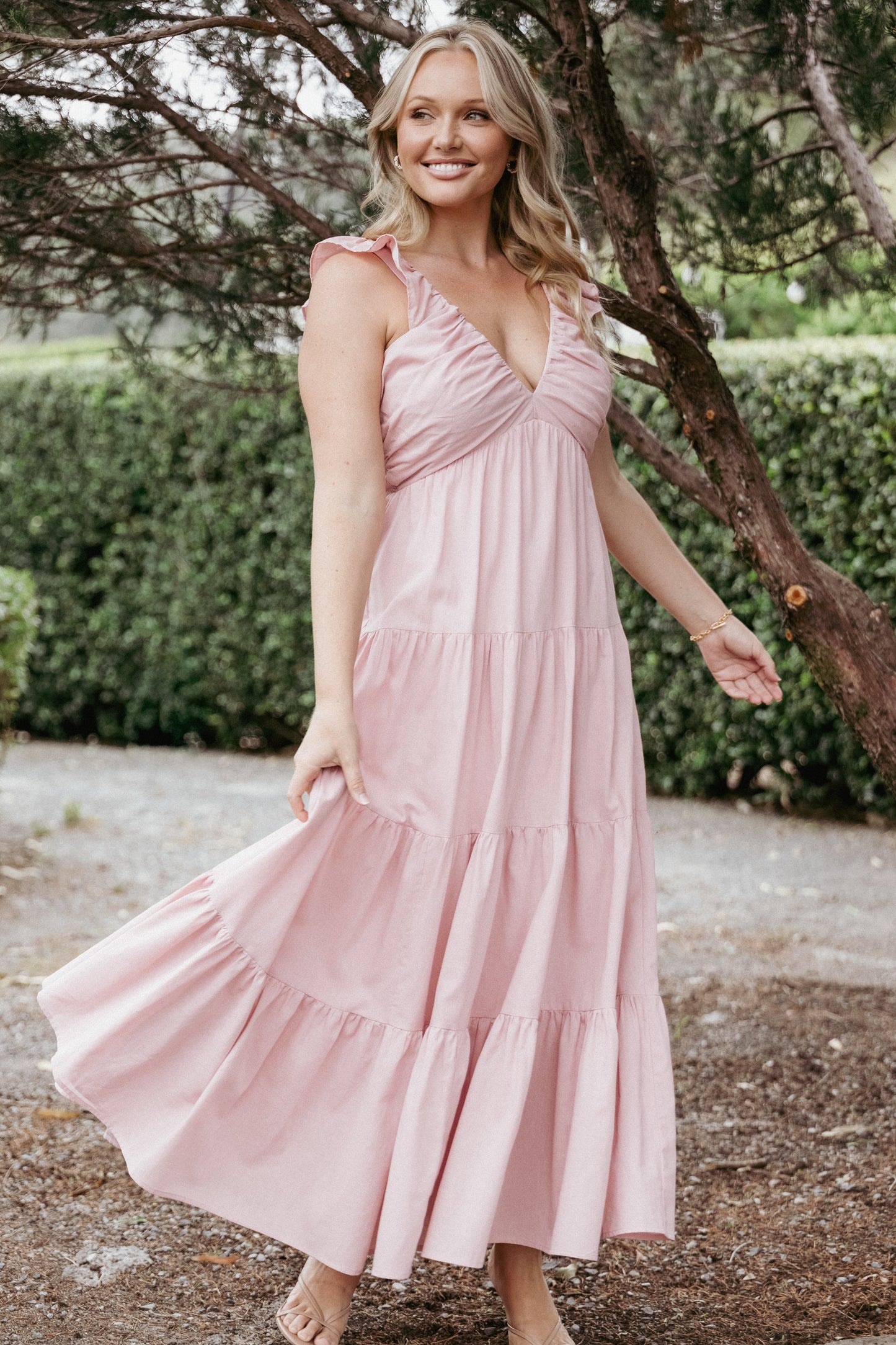 Susie Maxi Dress - Pink