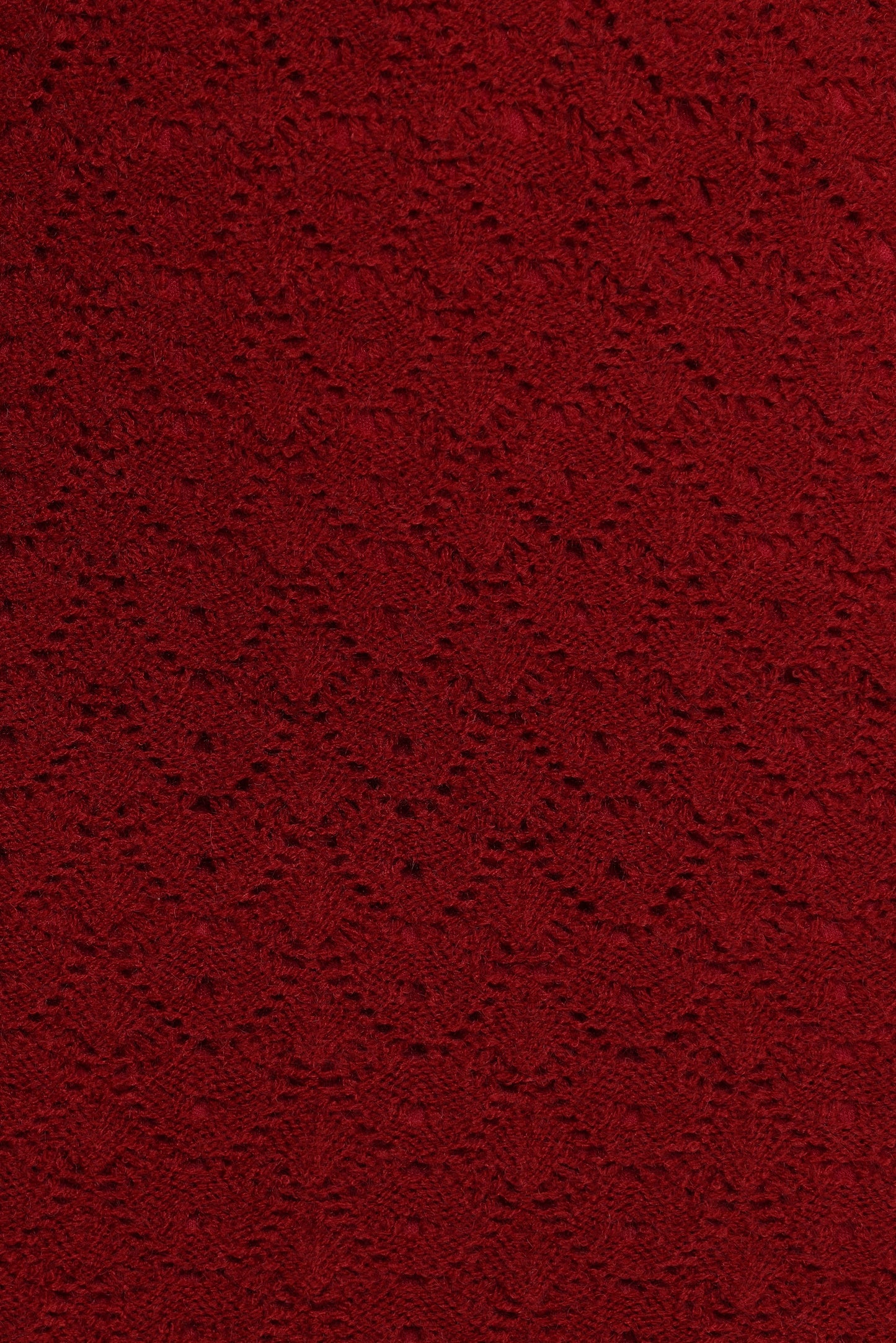 Suzzie Textured Knit Skirt/Cardi Set - Oxblood