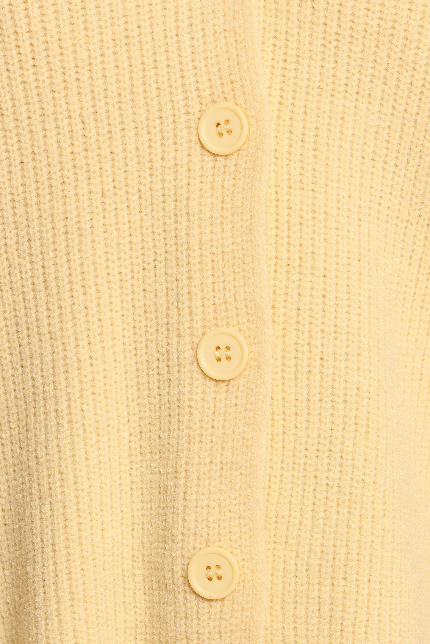 Sybil Button Front Cardigan - Butter Yellow