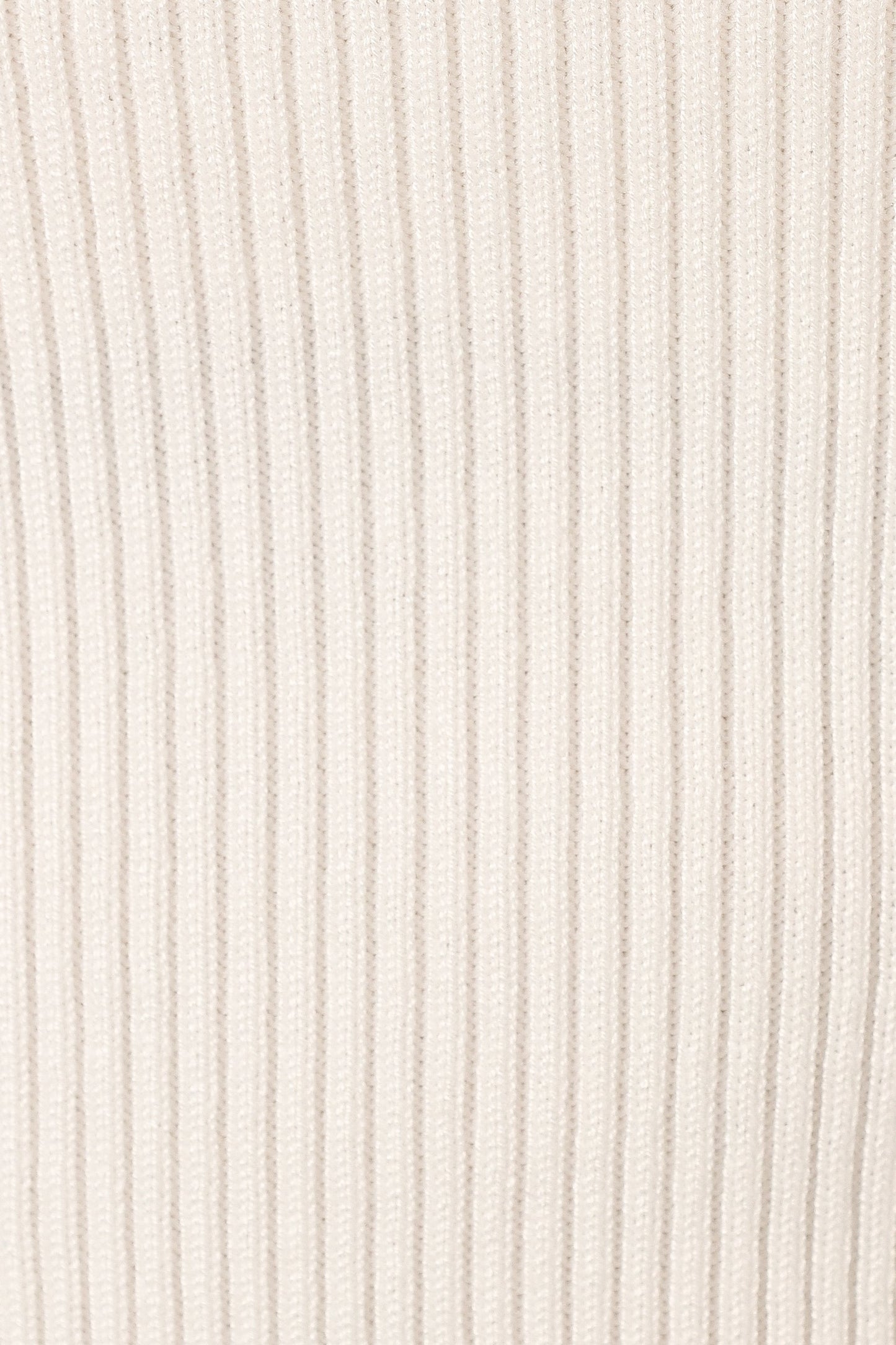 Tammy Ribbed Knit Top - White