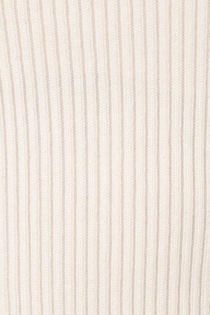 Tammy Ribbed Knit Top - White