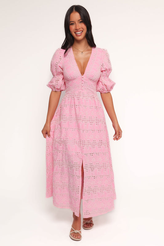 Tani Midi Dress - Pink